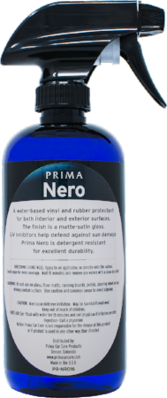 Prima Nero Vinyl and Rubber Protectant - 16 oz